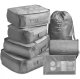 Travel Organizer 8 Pcs Gray