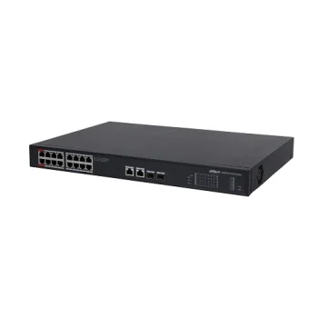 PoE Switch DH-PFS3220-16GT-240 1000Mbps 16+2G Uplink