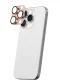 AmazingThing Camera Lens Tempered Glass for iPhone 16 Pro / 16 Pro Max - Rose Gold