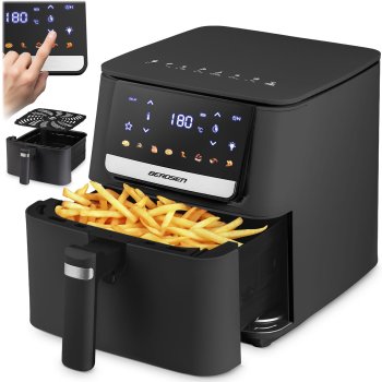 Berdsen BD-662 Air Fryer, 1700W, 6.5 L, black
