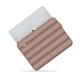 Tech-Protect Puffy 15-16\" Laptop Bag with Accessory Pouch, Brown