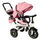 Trike Fix V3 3-in-1 Kids Tricycle with 360 Rotating Seat & Push Handle, Pink