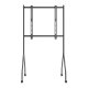 Maclean MC-180 B TV Cart / Stand on Wheels, 37-80\", 50kg, VESA 600x400, Black
