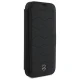 Mercedes iPhone 16 Pro Max Case MB Waves Leather, Black