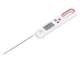 Folding Kitchen Thermometer with LCD Display for Meat and Liquids, White