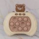 Electronic Pop It Game Maxlife MXPS-100 Bear Sensory Fidget Toy for Kids, beige
