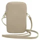 Guess ZIP Leather Triangle Phone Bag, Gold