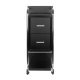 Gabbiano Solo Hairdressing Trolley Black/Silver