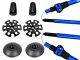 Foldable Adjustable Trekking Poles, Blue