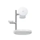 Joyroom JR-W23 Wireless Charging Station 4-in-1 Qi2 with Night Light, White