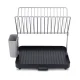 Joseph Joseph Y-Rack 2-Tier Dish Draining Rack, Grey