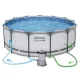 Bestway 5618W Frame Pool Set with Pump 396x122 cm