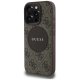 Guess iPhone 16 Pro Max Case 4G Circle Classic Logo MagSafe, Brown