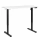 ModernHome Electric Standing Desk 120x60 cm Height Adjustable White