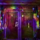 LED Christmas Curtain Lights with Reindeer & Bells 2.5m 138 LED 8 Modes, Multicolor