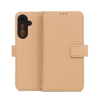Smart Triangle Wallet Case for Samsung Galaxy A36 5G / A56 5G, Brown