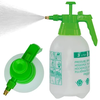 Manual Pressure Sprayer for Plants, 3 L, White