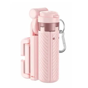 XO SS29 Bluetooth Selfie Stick Tripod (64cm, Pink)