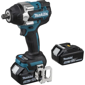 Makita DTW701RTJ Cordless Impact Wrench, 18V, 2x5.0Ah, 700 Nm, 1/2"