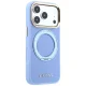Guess Ring Stand 360 MagSafe case for iPhone 18 Pro / 17 Pro, light blue