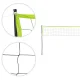 Movepro VS-5.7X2.3 Folding Volleyball and Badminton Net, 600x240 cm