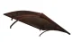 Door Canopy STARKEDACH L-160, 160x100x25 cm, Brown