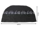 Waterproof Bike Cover 200x105 cm for Bicycle Motorcycle Scooter, Black