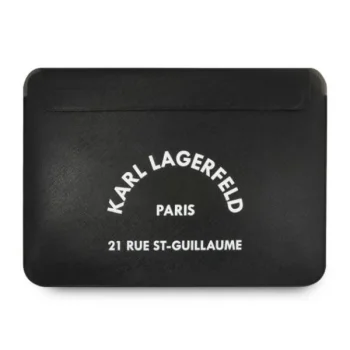 Karl Lagerfeld 13" Laptop Sleeve Saffiano RSG, Black