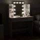 Modernhome Vanity Table with LED Mirror and Drawers