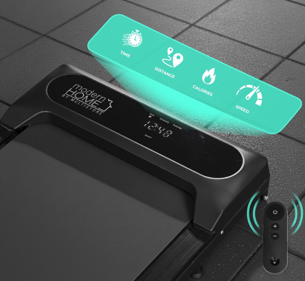 ModernHome Under Desk Treadmill Walking Pad with Handle 10 km/h for Home Office (1)