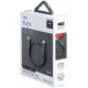 Uniq Flex Cable USB-C- Lightning 18W nylon 30cm grey/charcoal grey