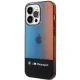 BMW iPhone 14 Pro Max Case Half Tricolor, Black