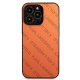 Karl Lagerfeld Perforated Allover Case for iPhone 13 Pro Max, Orange
