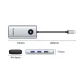 Orico PW11 6-in-1 USB-C Docking Station, HDMI 4K, PD 100W, RJ45 2.5G, Silver