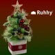 Ruhhy 00022591 Decorated Artificial Christmas Tree, 45 cm