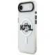 Karl Lagerfeld IML Choupette Sketch Logo MagSafe Case for iPhone Air - Clear