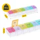 4Fizjo EASY Weekly Pill Organizer, Multicolor