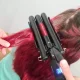 Soulima 00019389 3-Barrel Hair Waver, Black
