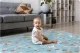 Nukido NK-340 Double-sided Foldable XPE Foam Play Mat Pad Rug for Kids, Ocean-Land, 200x180cm