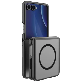 Uniq Veren AF Case for Samsung Galaxy Z Flip 8 with MagClick, Black