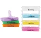 7-Day pill organizer, multicolored