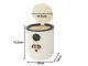 Mini Trash Can for Kids Room Dog, 2L, Click Lid
