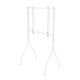 Maclean MC-180 W TV Cart / Stand on Wheels, 37-80\", 50kg, VESA 600x400, White