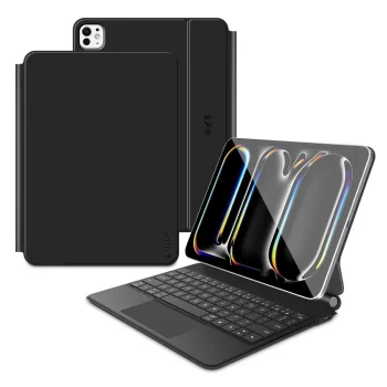 Tech-Protect SmartCase Magnetic Keyboard Case for iPad Pro 11" 5/6 (2024-2025) - Black