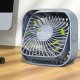 Mini galda ventilators USB, pelēks