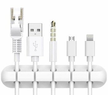 Cable organizer white