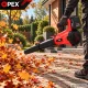 Cordless Leaf Blower OPEX Tools OPX28023, 21V, 2x 5.0Ah, Red/Black