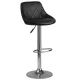 Bar Stool with Back Sofotel Nerra Adjustable for Kitchen Island, Black