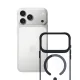 3Mk Protection iPhone 17 Pro Case Satin Armor MagCase, Transparent Black