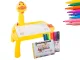 Children’s drawing projector with table, markers, yellow
